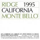 1995 Ridge - Monte Bello Proprietary Red (750)